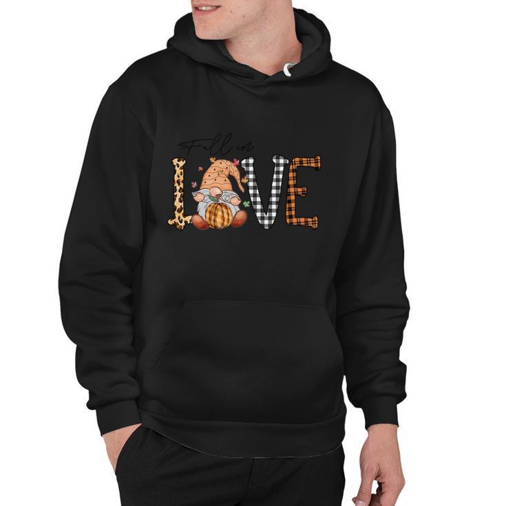 Fall In Love Thanksgiving Quote Hoodie