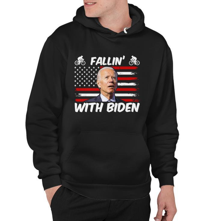 Fallin With Biden Funny Bike Meme Hoodie