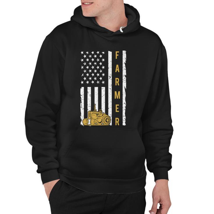 Farmer Us Flag Hoodie