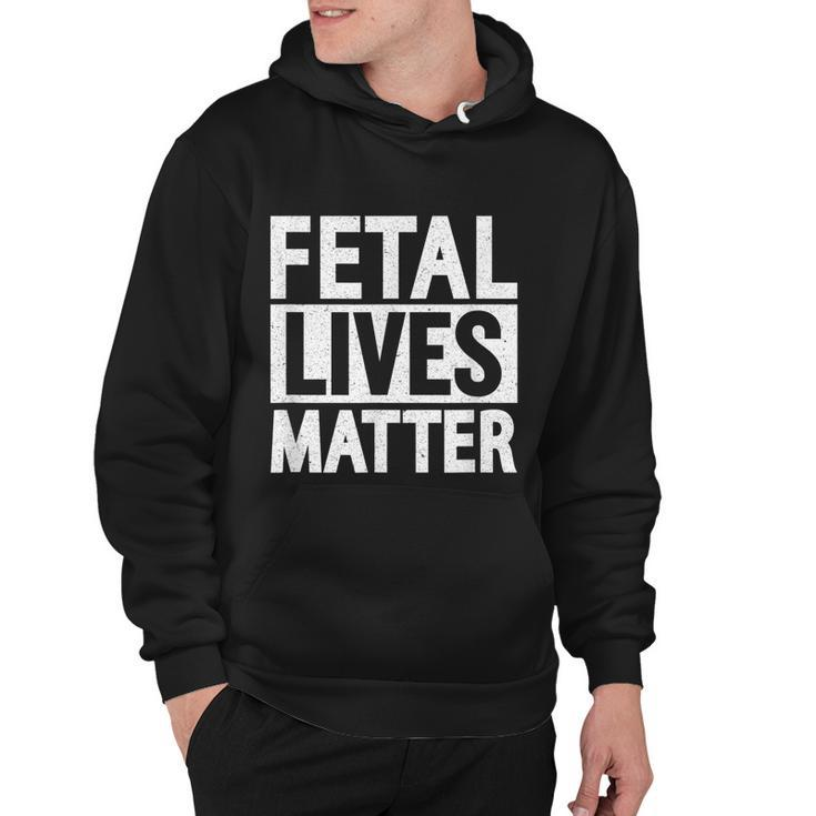 Fetal Lives Matter Anti Abortion Hoodie
