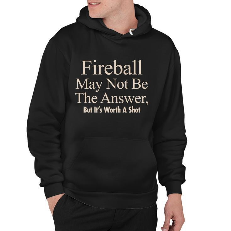 Fireball May Not Be The Answer But Its Worth A Shot Tshirt Hoodie
