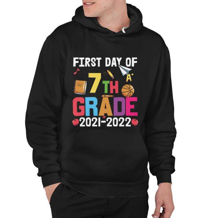 First Day Of 7Th Grade 2021_2022 Back To School Hoodie