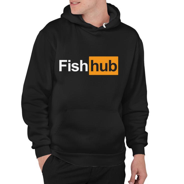 Fish Hub Tshirt Hoodie