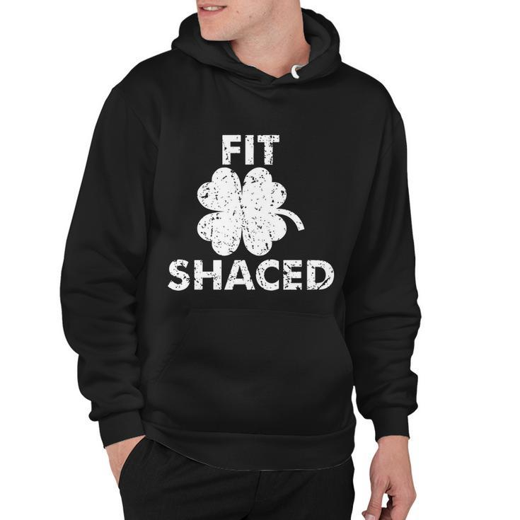 Fit Shaced Funny St Patricks Day Irish Clover Beer Drinking  Hoodie