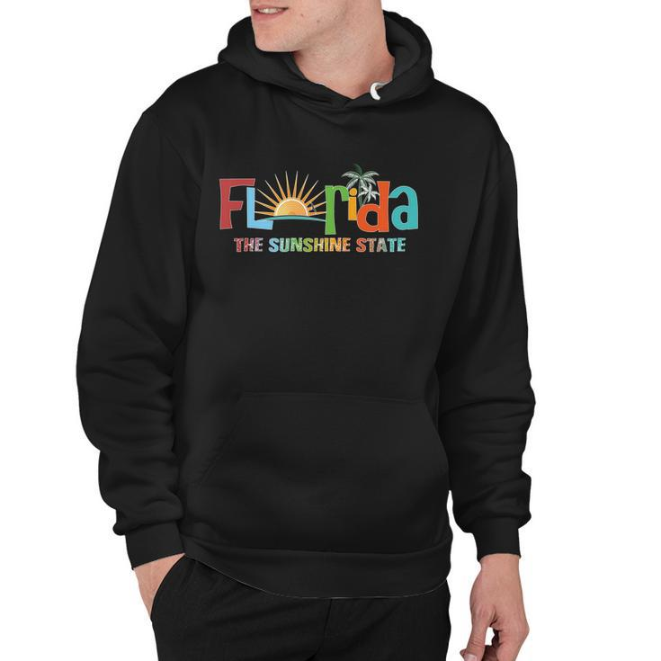 Florida The Sunshine State Colorful Hoodie