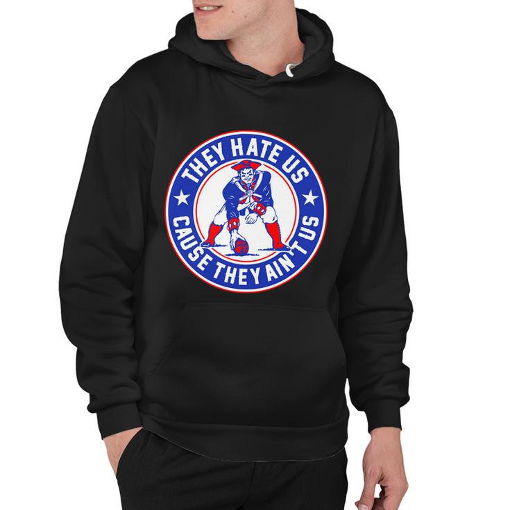 Football Champions They Hate Us Cause They Aint Us New England Hoodie