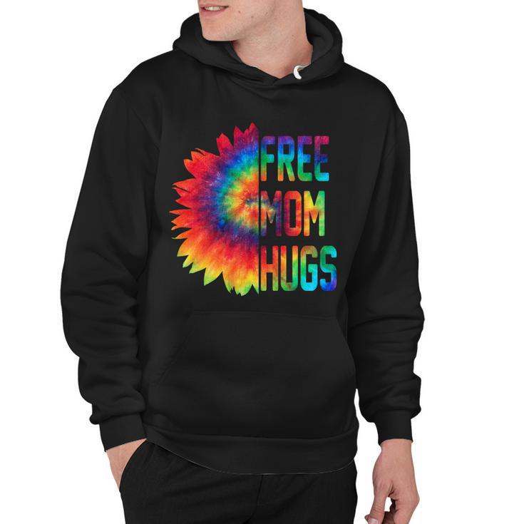 Free Mom Hugs Tie Dye Sunflower Hoodie