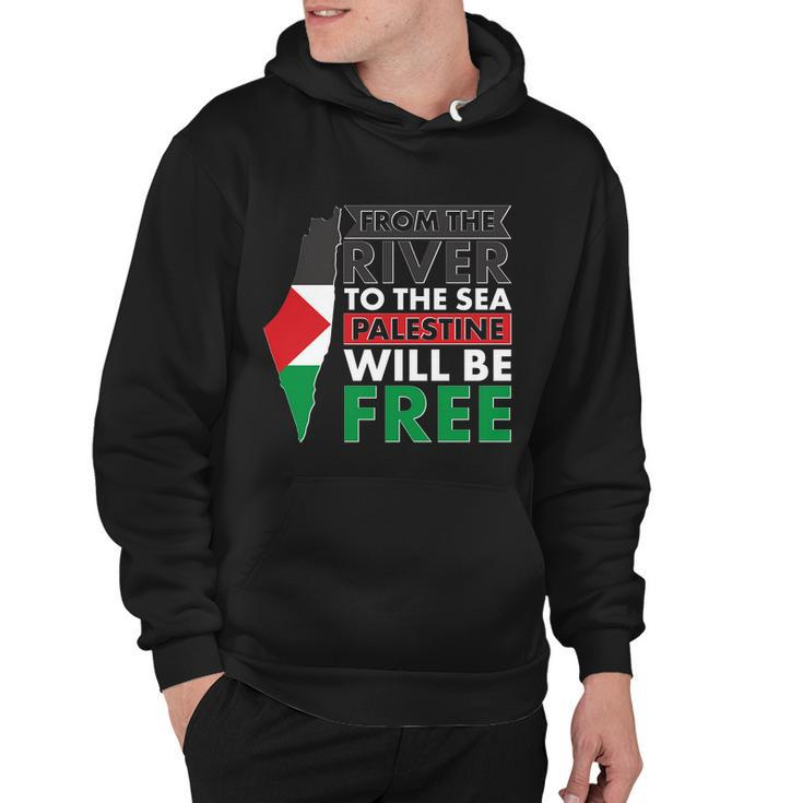 From The River To The Sea Palestine Will Be Free Tshirt Hoodie