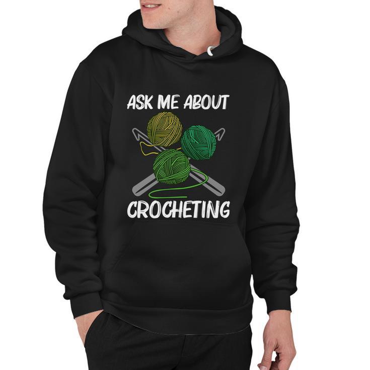 Funny Crocheting Art For Men Women Crochet Handicraft Lovers Cool Gift Hoodie