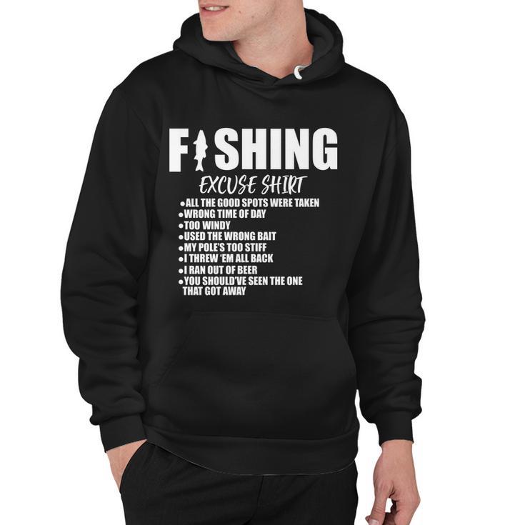 Funny Fishing Excuses V2 Hoodie