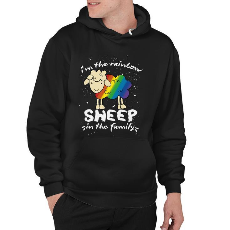 Funny Gay Pride Lgbt Gay Lesbian Im The Rainbow Sheep Gift Hoodie