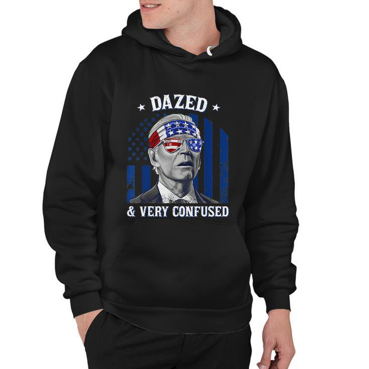 Funny Joe Biden Dazed And Very Confused 4Th Of July 2022 Hoodie