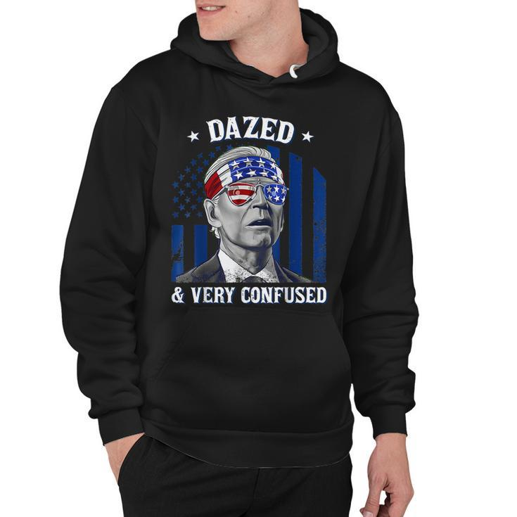 Funny Joe Biden Dazed And Very Confused 4Th Of July 2022  V3 Hoodie