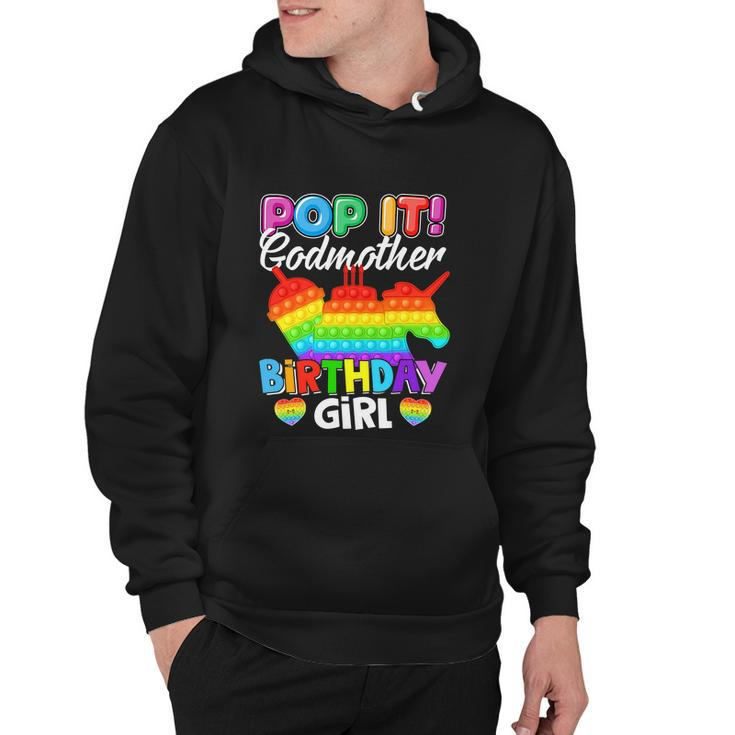 Funny Pop It Godmother Birthday Girl Hoodie