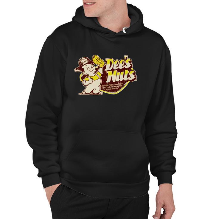 Funny Vintage Dees Nuts Logo Hoodie