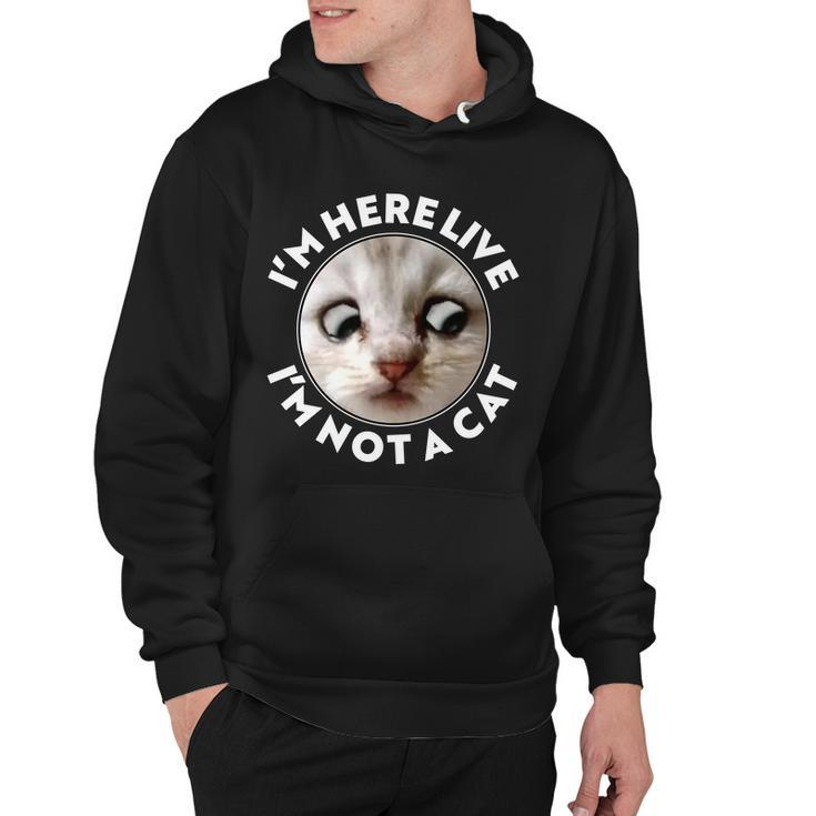 Funny Zoom Lawyer Cat Meme Im Here Live Im Not A Cat Tshirt Hoodie