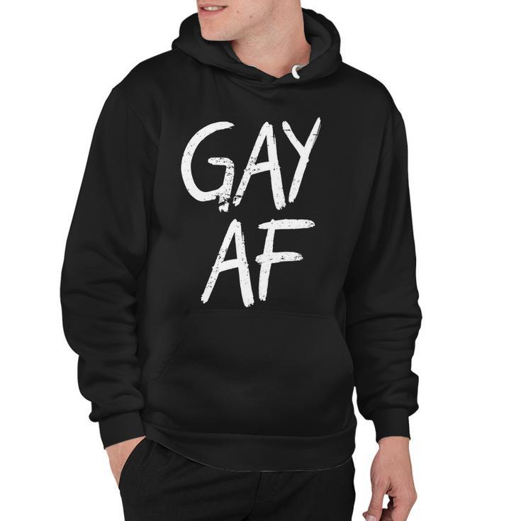 Gay Af Pride Logo Hoodie