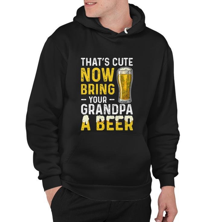 Grandpa A Beer Fathers Day Funny Drinking Hoodie