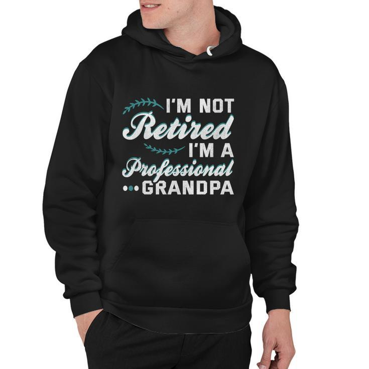 Grandpa Shirts Funny Fathers Day Retired Grandpa Long Sleeve  Hoodie