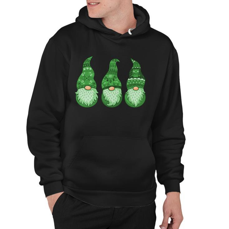 Green Ugly Sweater Irish Gnomes St Patricks Day Hoodie