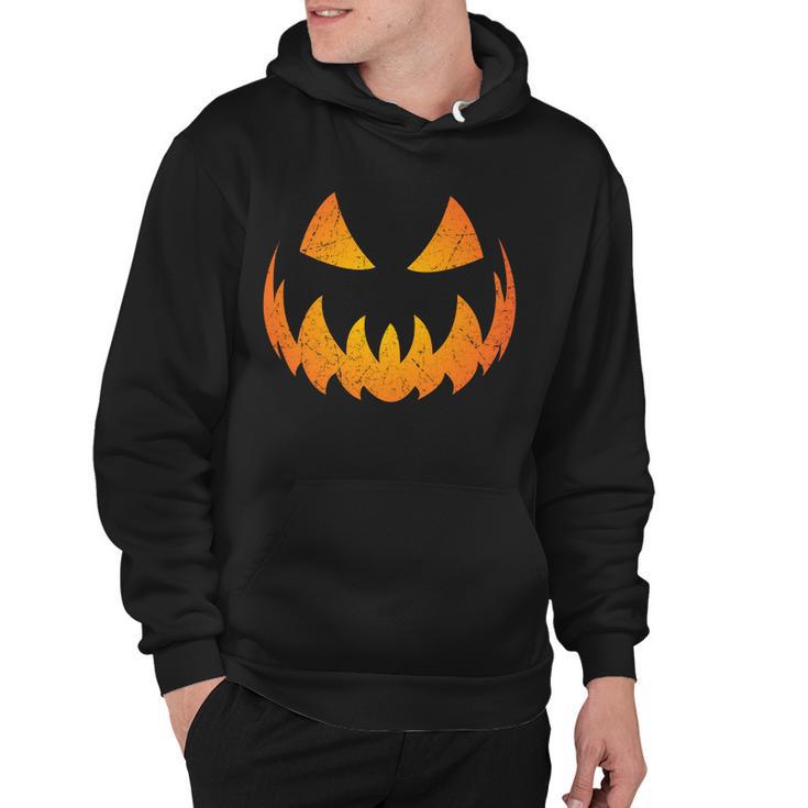 Halloween Pumpkin Jack Olantern Face Hoodie