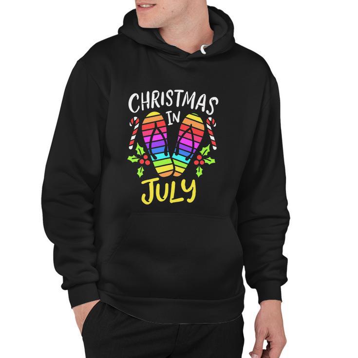 Happy Christmas In July Summer Vacation Hoodie