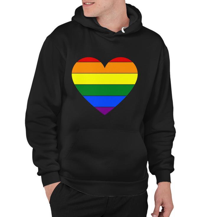 Heart Lgbt Gay Pride Lesbian Bisexual Ally Quote V3 Hoodie