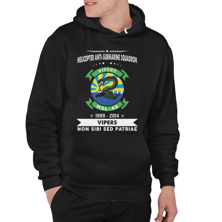 Helicopter Anti Submarine Squadron Hsl  V2 Hoodie