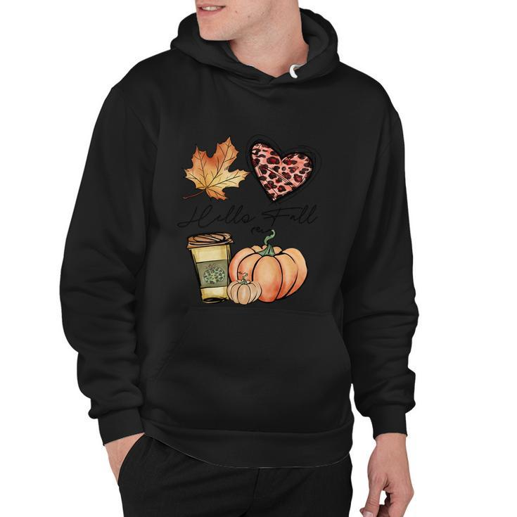 Hello Fall Thanksgiving Quote Hoodie