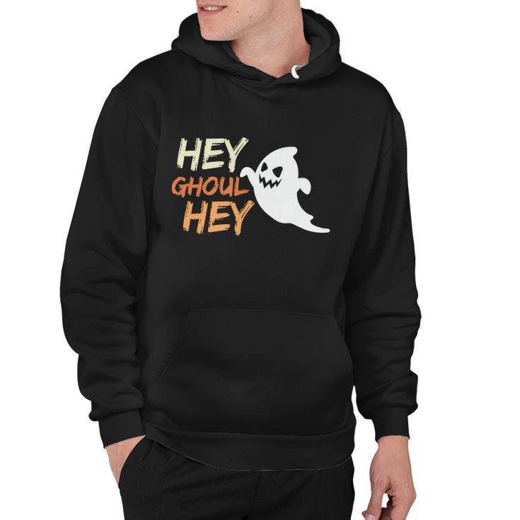 Hey Ghoul Hey Ghost Boo Halloween Quote Hoodie
