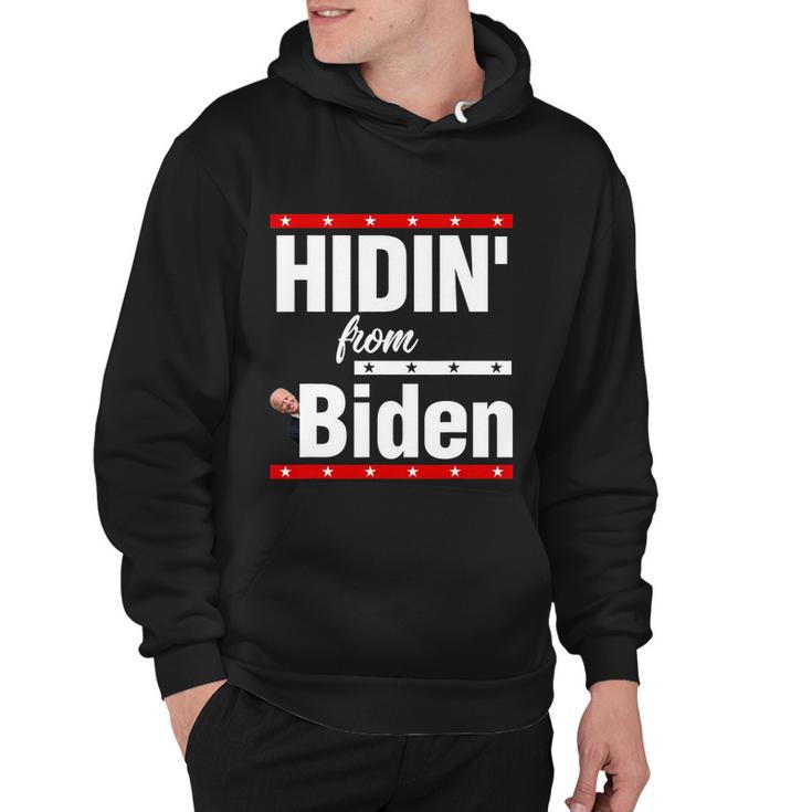 Hidin From Biden Shirt Creepy Joe Trump Campaign Gift Hoodie