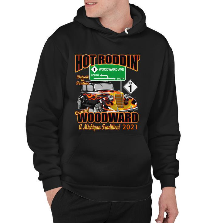 Hot Rod Woodward Ave M1 Cruise 2021 Tshirt Hoodie