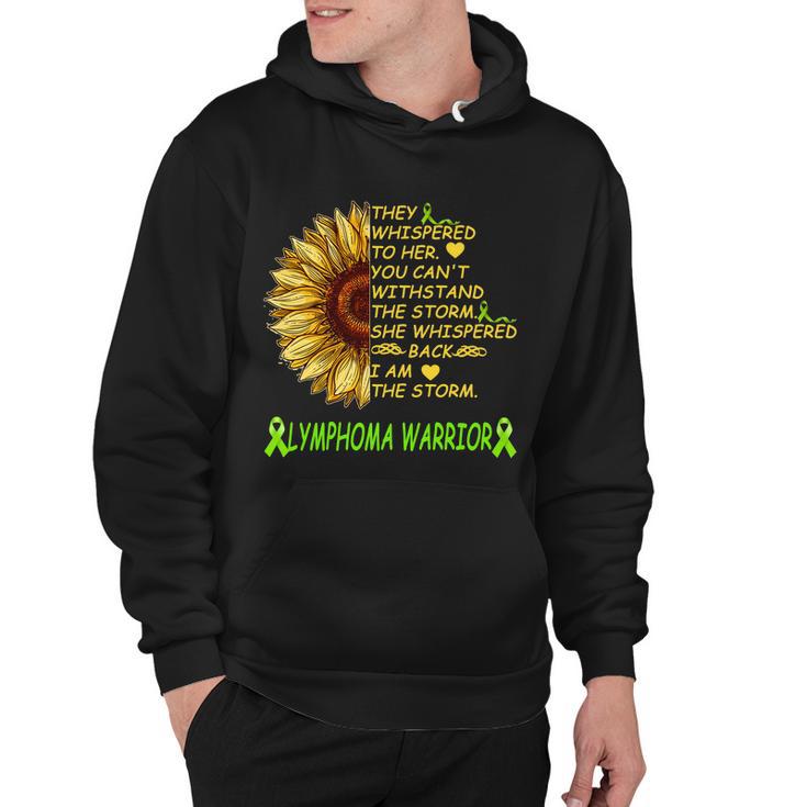 I Am The Storm Lymphoma Warrior Hoodie