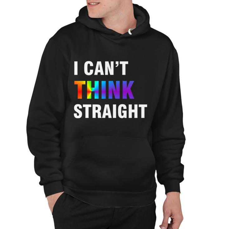 I Cant Think Straight Gay Pride Tshirt Hoodie