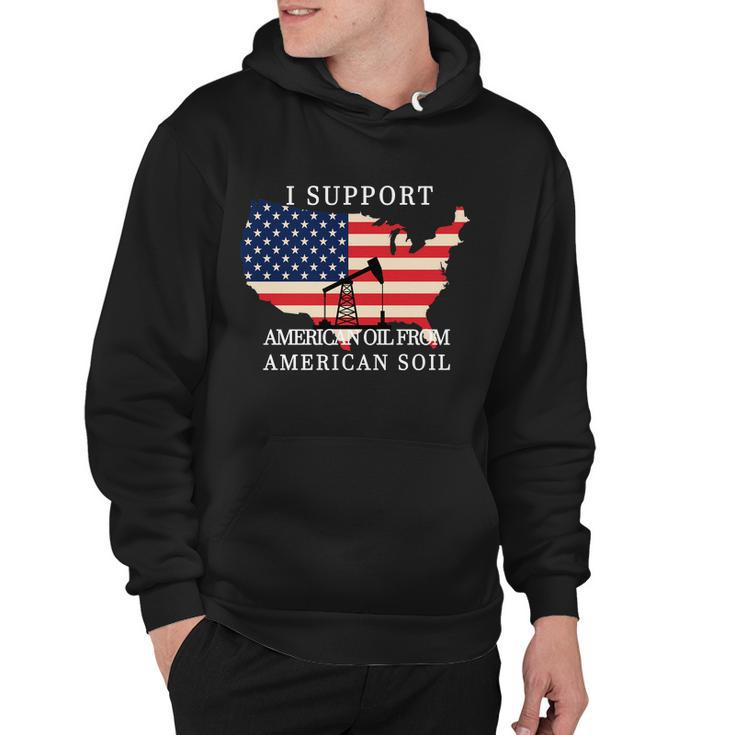 I Support American Oil From American Soil Keystone Pipeline Tshirt Hoodie