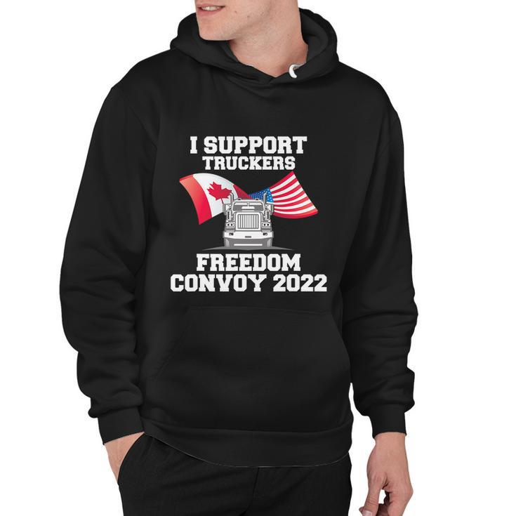 I Support Truckers Freedom Convoy  V2 Hoodie