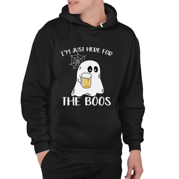 Im Just Here For The Boos Halloween Quote Hoodie