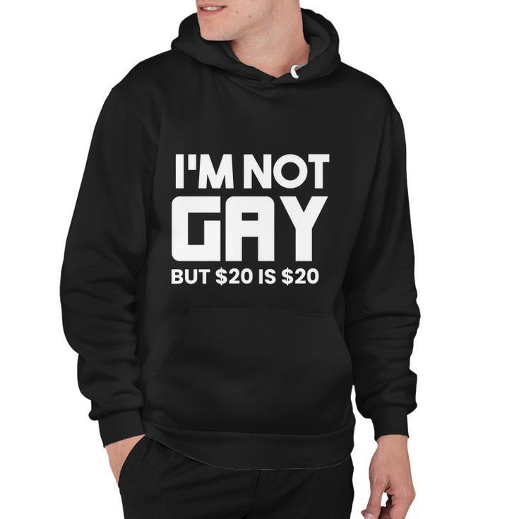 I’M Not Gay But $20 Is $ Hoodie