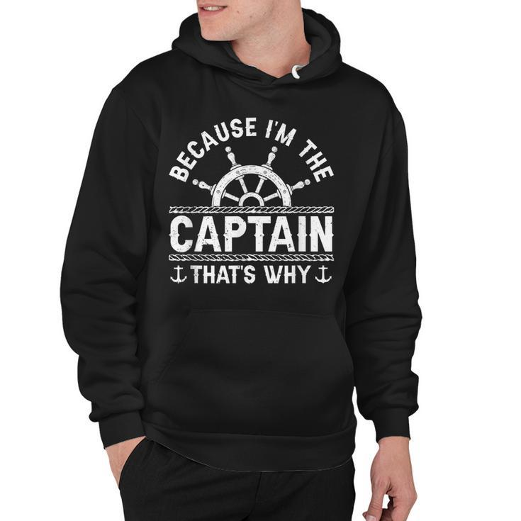 Im The Captain Boat Owner Boating Lover Funny Boat Captain  Hoodie