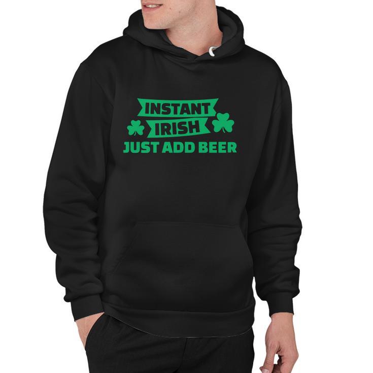 Instant Irish Drinking Beer With Clover St Patricks Day Hoodie