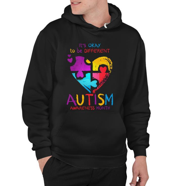 Its Okay To Be Different Autism Awareness Month Hoodie