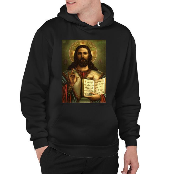 Jesus Christ Religious Photo Hoodie