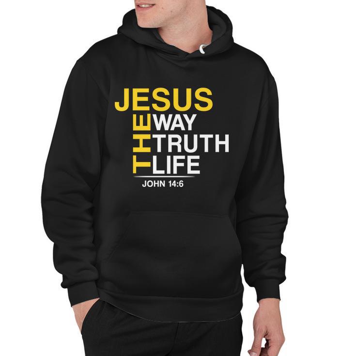 Jesus The Way Truth Life John 146 Tshirt Hoodie