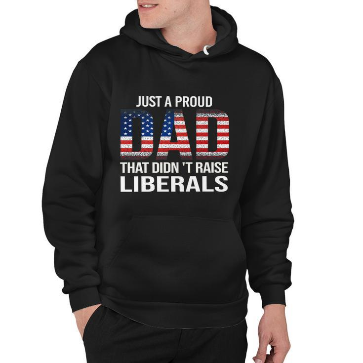 Just A Proud Dad That Didnt Raise Liberals Gift Veterans Day Gift Hoodie