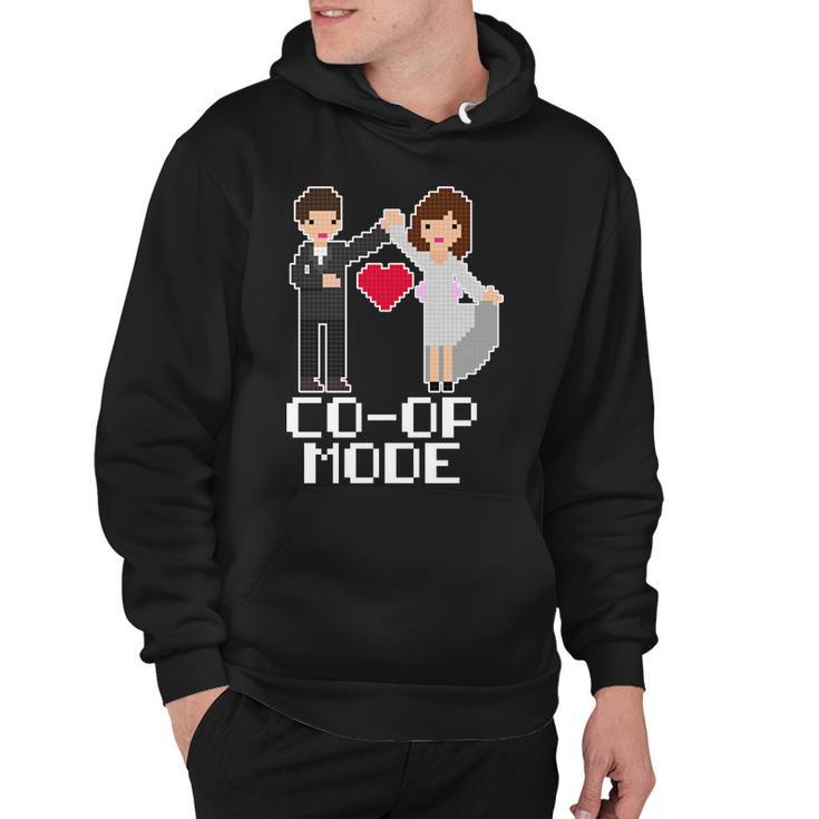 Just Married Co-Op Mode Funny Marriage Hoodie