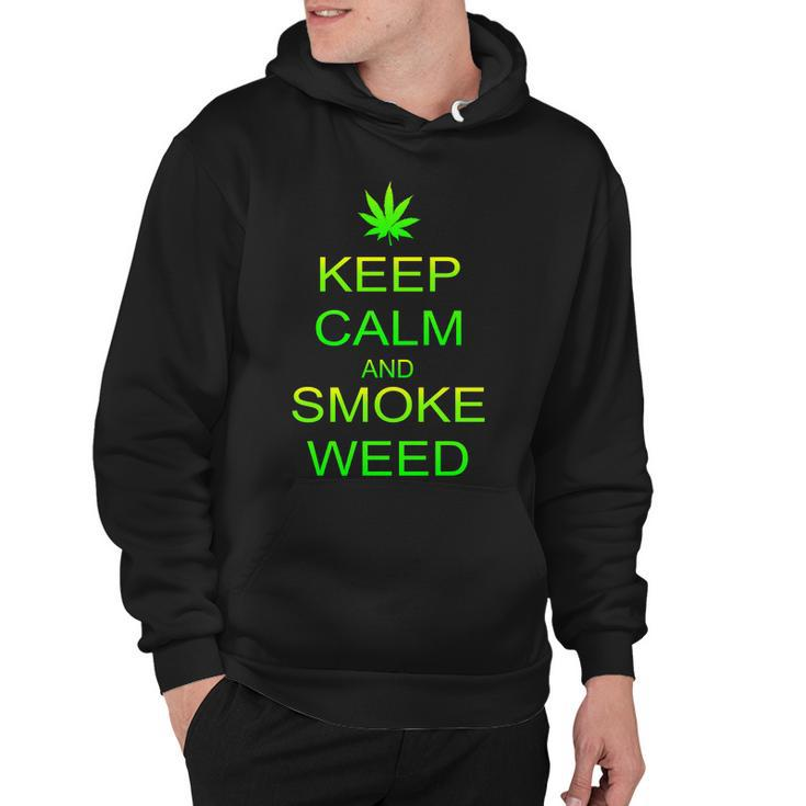 Keep Calm And Smoke Weed Hoodie