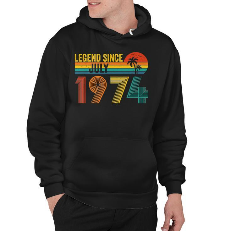 Legend Since July 1974 48Th Gifts Birthday 48 Years Old   Hoodie