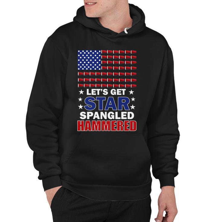 Lets Get Star Spangled Hammered Tshirt Hoodie