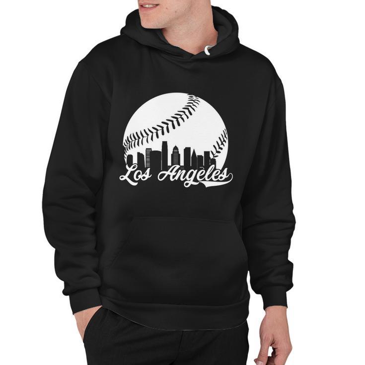 Los Angeles Baseball Vintage La Fan Gear Hoodie