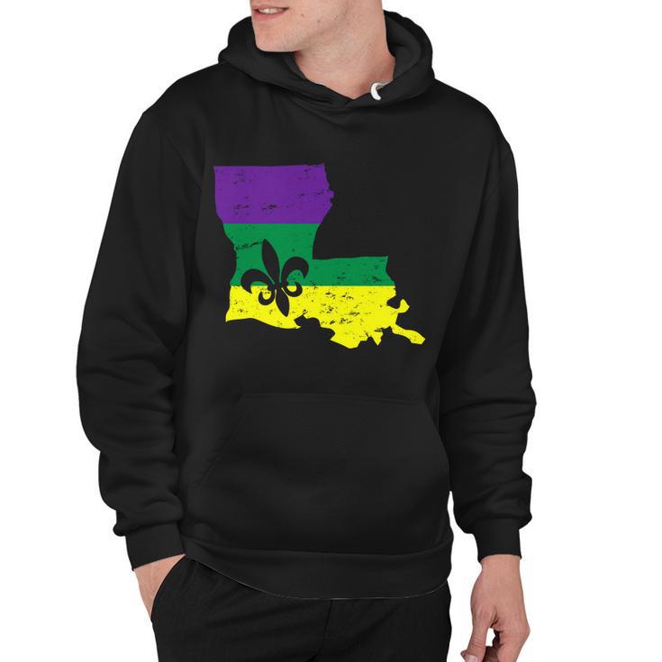 Louisiana Mardi Gras Tshirt Hoodie